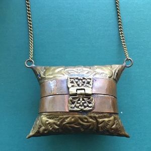 Vintage Coin Purse Brass Copper